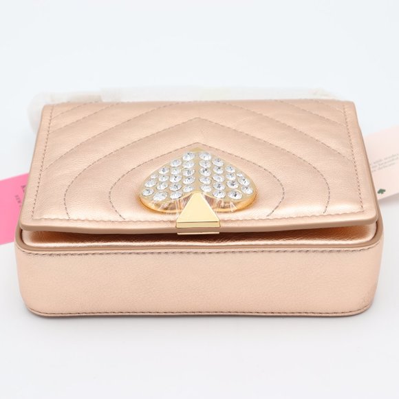 Kate Spade Amelia Jeweled Spade Shoulder Bag - Picture 4 of 7